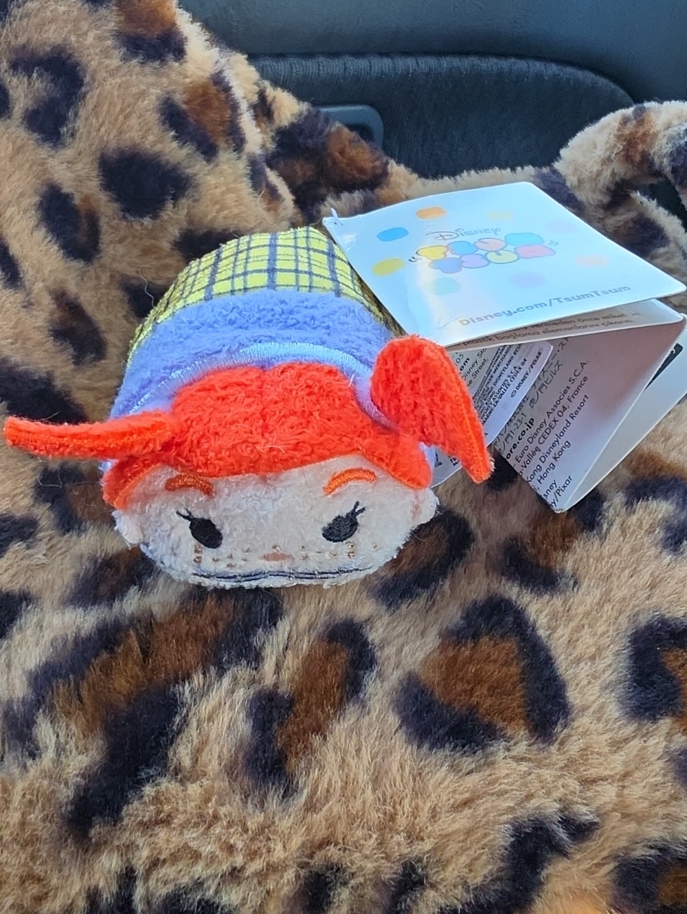 Disney Tsum Tsum Plush Charm — Orange, Purple, Blue, Yellow. Tags Have Yellow St